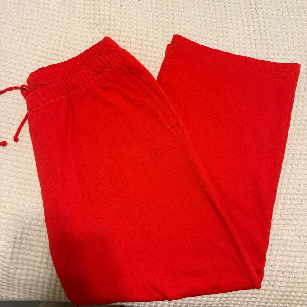 Skims Red Sweatpants